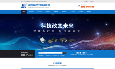 盛廷微電子江蘇公司網(wǎng)站設(shè)計(jì)案例